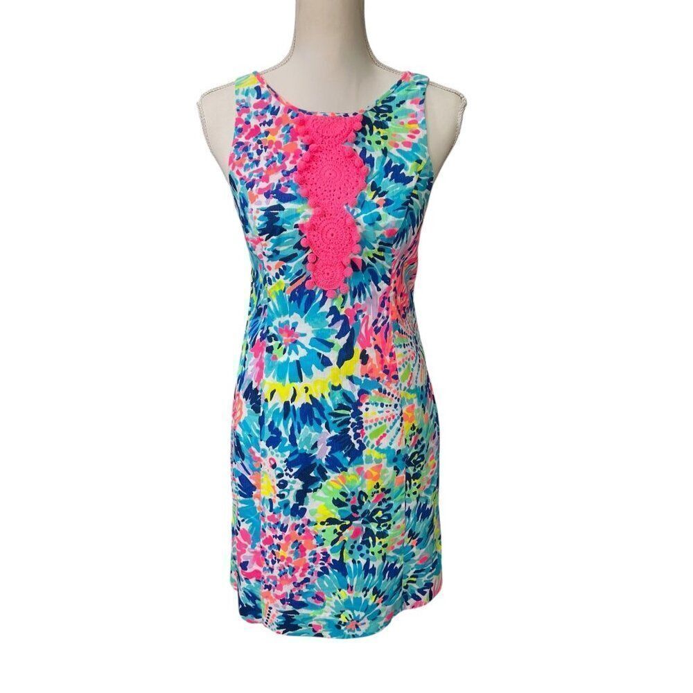 Lilly Pulitzer Adara Shift Dress in Dive in Size 0
